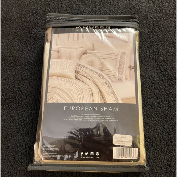 NWT - Elegant J. Queen New York, Somerset, European Sham - Picture 2 of 6